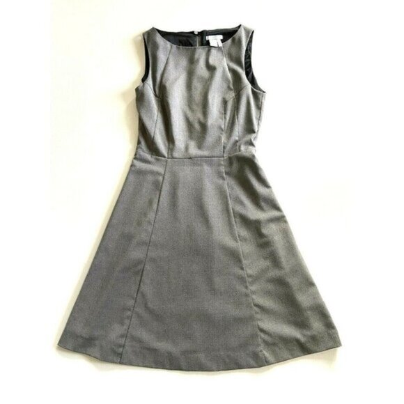 Womens Grey Sleeveless ALine Dress Size US 6 - Picture 1 of 8